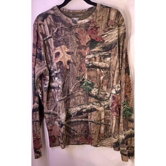 Mossy Oak Break-Up Infinity Long Sleeve T-Shirt Size Large Hunting Outdoor Camo - Picture 3 of 6